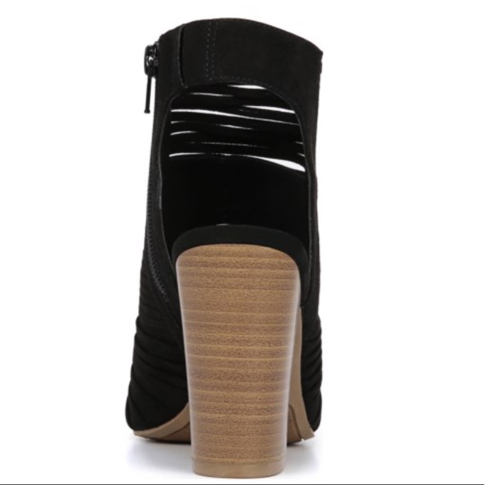 Fierce Strappy Block Heel Peep Toe Bootie - Picture 7 of 8